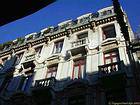 Besançon, Gebäude in der Hauptstraße, Frankreich.