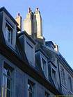 Besançon, typischen Kamine, Frankreich.