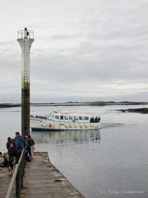 Die Sterne am Ende des Piers, Roscoff, Bretagne - Frankreich