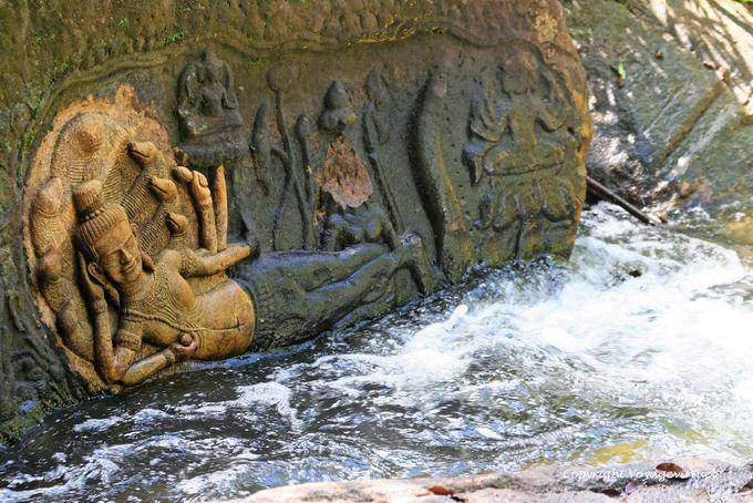 New Vishnu an Kbal Spean Website, Angkor, Kambodscha