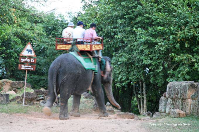 Elephantine Spaziergang, Phnom Bakheng, Angkor, Kambodscha