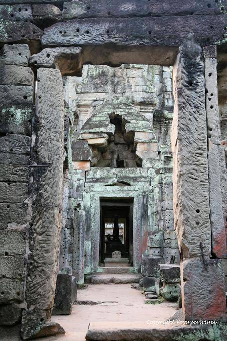 In dem komplexen Netz von Strukturen, Preah Khan, Angkor, Kambodscha