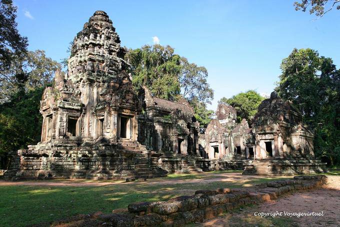 Thommanon, Blick auf die Wallfahrtskirche, Angkor, Kambodscha