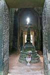 Innerhalb eines Heiligtums, Preah Khan, Kambodscha.