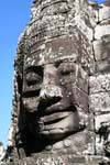 Stein Gesicht Bayon Angkor Thom, Kambodscha.