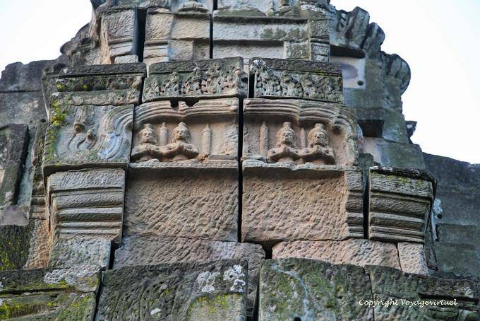 Architektonisches Detail, Wat Nokor, Kampong Cham - Kambodscha
