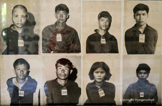 Foto Verzeichnis von Häftlingen, S-21, Phnom Penh - Kambodscha