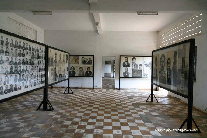 Galerie der Opfer des Angkar, Genocide Museum, Phnom Penh - Kambodscha
