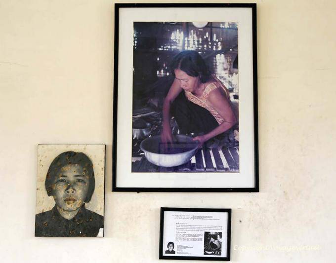 Guardian (oder Opfer?) Völkermord Lebende, Tuol Sleng, Phnom Penh - Kambodscha