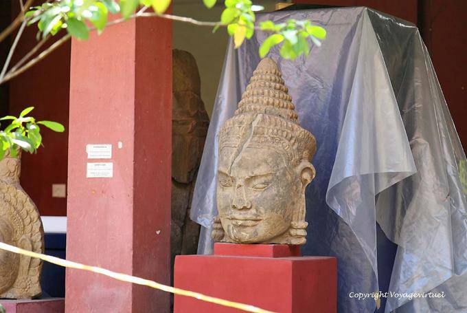 Jahrgang Steinkopf Khmer Museum Phnom Penh - Kambodscha