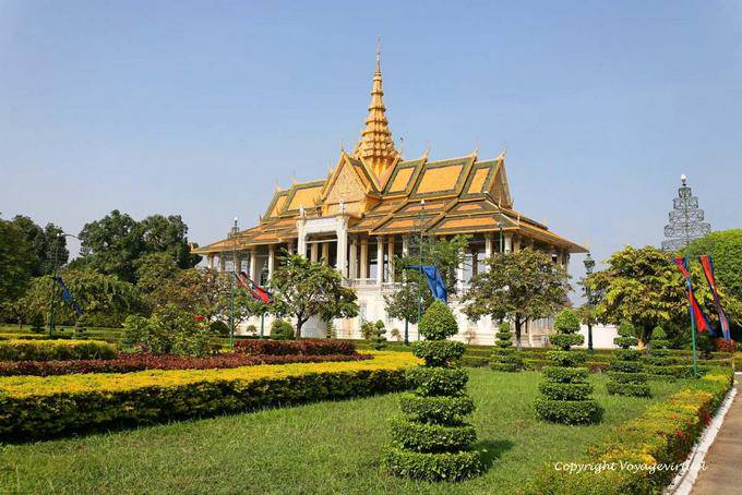 Preah Chan Chhaya Thineang oder Mondschein Pavillon, Königspalast, Phnom Penh - Kambodscha
