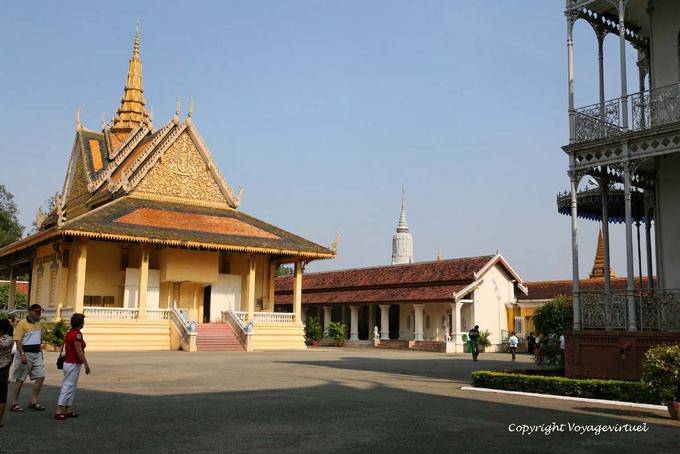 Phochani Rückseite der Dach, Königspalast, Phnom Penh - Kambodscha