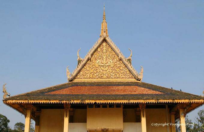 Dach und der Ballsaal Phochani Pavillon, Königspalast, Phnom Penh Dekoration - Kambodscha