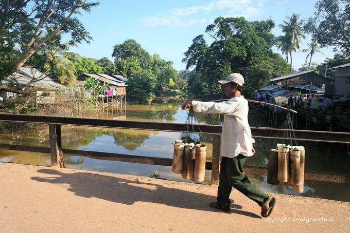 Pendelträger Deck, Siem Reap - Kambodscha