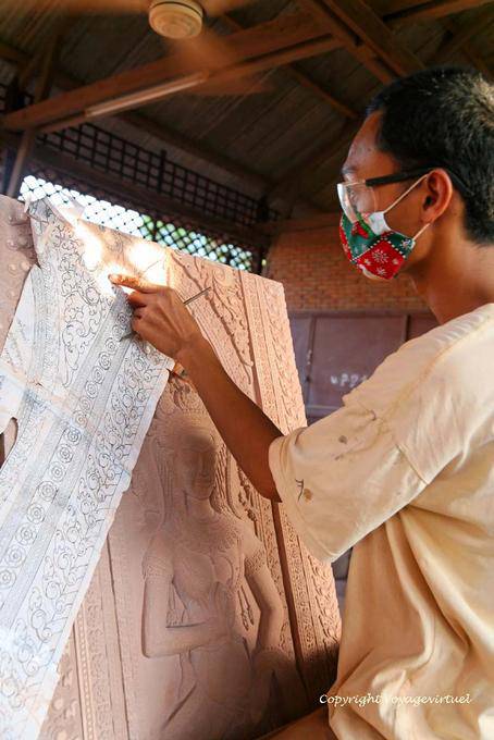 Relief Reproduktion, Kunsthandwerk, Siem Reap - Kambodscha