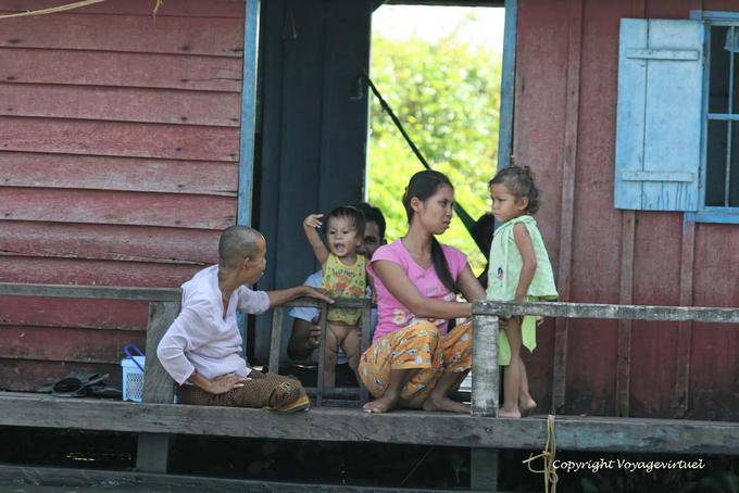 Das Familienleben auf dem Tonle Sap - Kambodscha