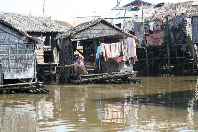 Ruhe nach dem Waschen, Tonle Sap - Kambodscha