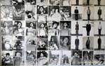 Die Wachen wurden die verstümmelten Leichen ihrer Opfer, Genocide Museum, Phnom Penh Fotografieren, Kambodscha.