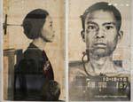 Die Folterer fotografierten die Gefangenen bei ihrer Ankunft sorgfältig, Tuol Sleng, Phnom Penh, Kambodscha.