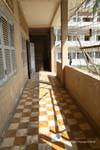 Korridor der alten Schule in ein Gefängnis, Tuol Sleng, Phnom Penh, Kambodscha.