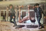 Transport gefoltert, Tuol Sleng oder S-21, Phnom Penh, Kambodscha.