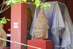 Jahrgang Steinkopf Khmer Museum Phnom Penh, Kambodscha.