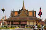 Der Pavillon Tineang Phochani nahaufnahmeansicht, Königspalast, Phnom Penh, Kambodscha.