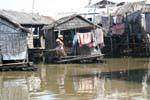 Ruhe nach dem Waschen, Tonle Sap, Kambodscha.