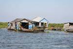 Fragile schwimmLebensRaum auf dem Tonle Sap, Kambodscha.
