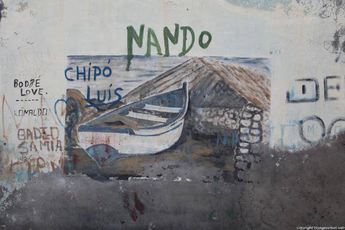 Fogo, São Jorge Salinas, Angeln Gemälde - Kap Verde
