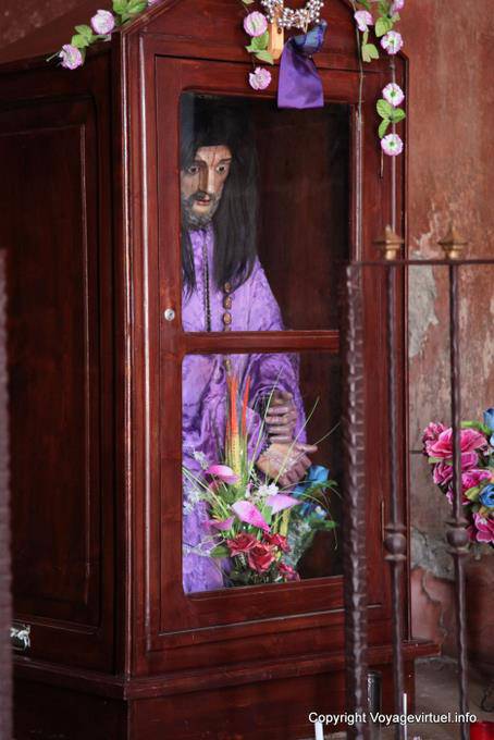 Santiago, Cidade Velha Igreja NS do Rosario Jesus gesperrt - Kap Verde