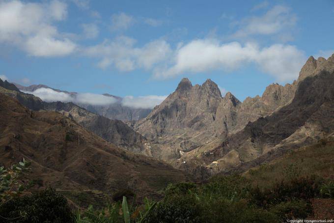 Santo Antão, Paúl, herrliche Aussicht auf das Tal - Kap Verde