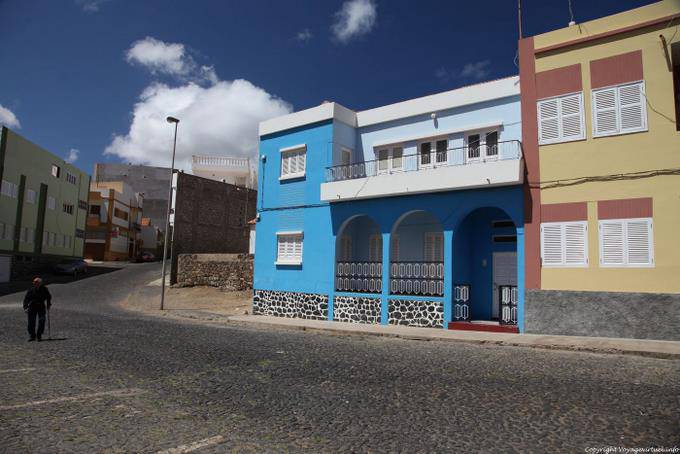 São Vicente, Mindelo, zu Fuß in den Straßen - Kap Verde