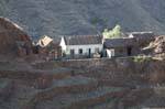 Santo Antão, Haus am Rand, Kap Verde.