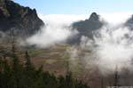 Santo Antão, Wolken im Caldera, Kap Verde.