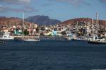 São Vicente, Mindelo, allgemeinen Blick auf die Stadt, Kap Verde.
