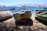 São Vicente, Mindelo Fischerhafen Boot ass, Kap Verde.