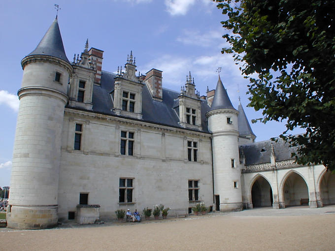 Im Logis Königsplatz , Schloss Amboise, Frankreich.