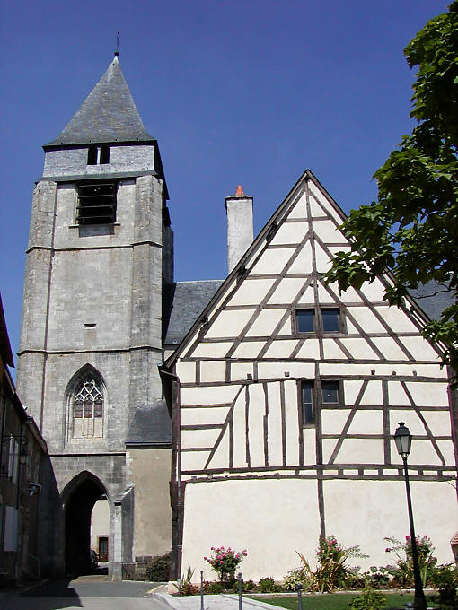 Fachwerkhaus, Aubigny-sur-Nere, Frankreich.