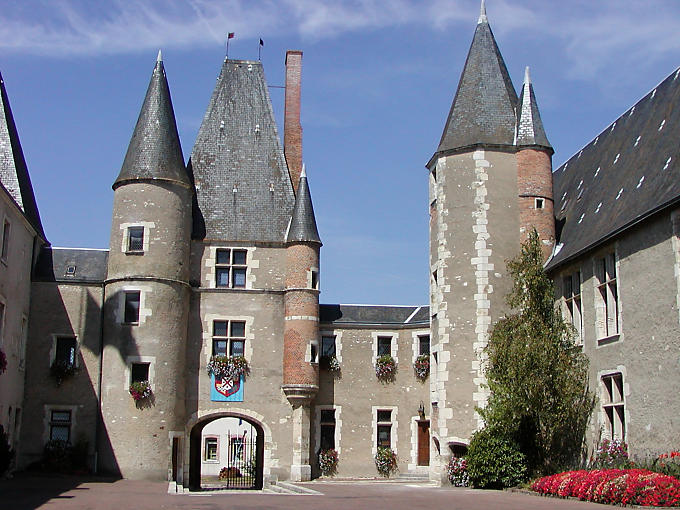 Schloss von Stuarts in Aubigny-sur-Nere, Frankreich.