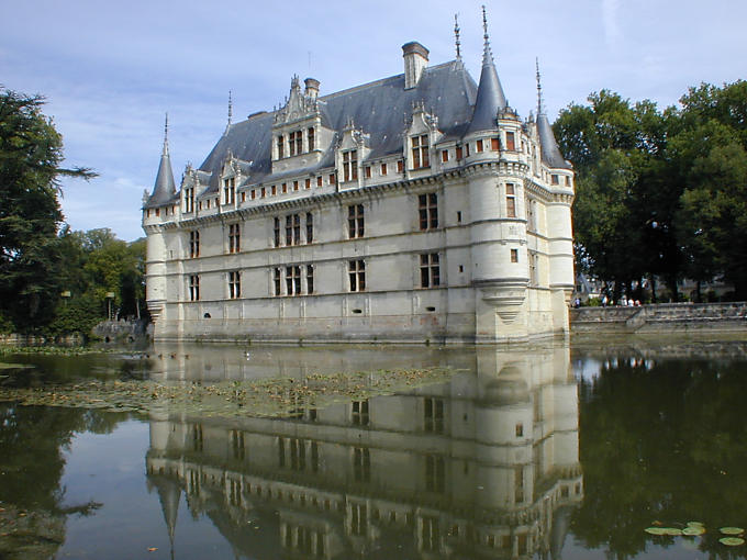 Indre-et-Loire, Schloss Azay-le-Rideau, Frankreich.