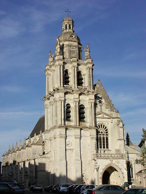 Glockenturm der Kathedrale von St. Louis von Blois, spätgotische, Frankreich.