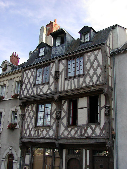 Blois, Fachwerkhaus, Frankreich.