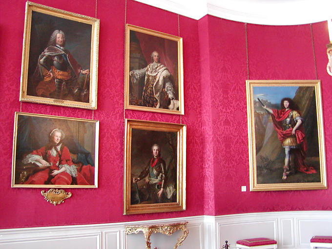 Tabellen der Könige, Schloss Chambord, Frankreich.