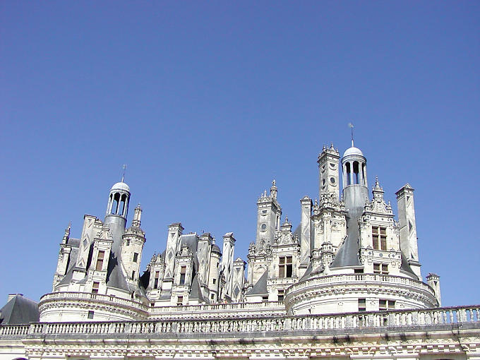 Pracht des Schloss Chambord, Frankreich.