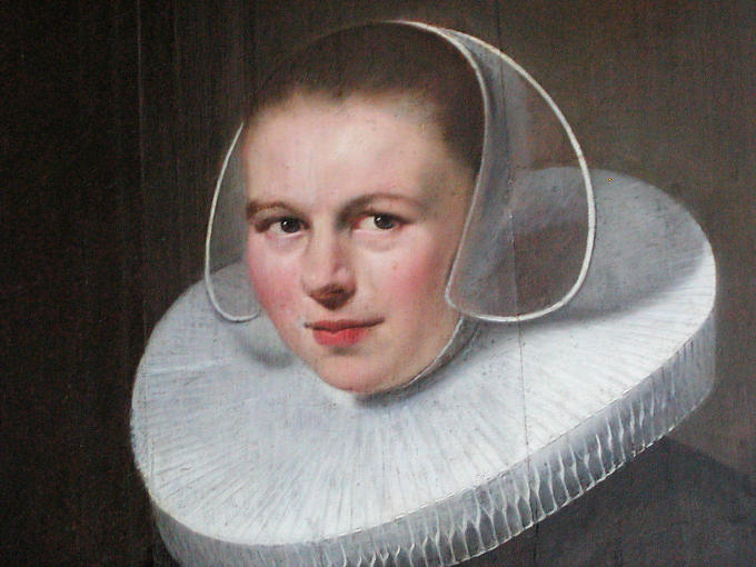 Portrait im ersten Salon François, Chenonceau, Frankreich.
