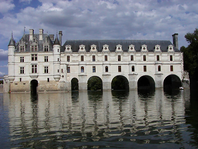 Diane Arches Bridge, Schloss Chenonceau, Frankreich.
