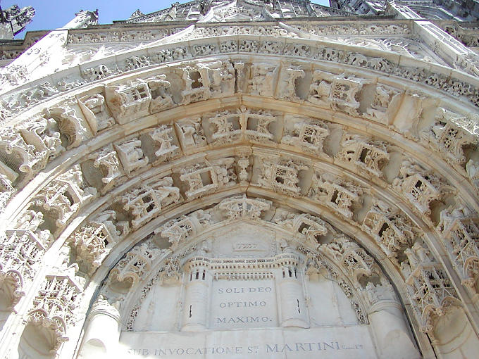 Gothic, St. Martin, Clamecy, Frankreich.