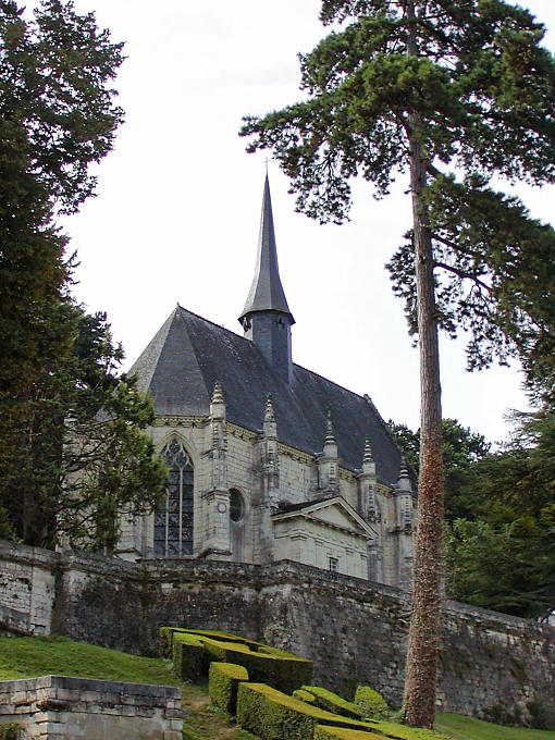 Collegiate Sainte-Anne, Rigny-Ussé, Frankreich.