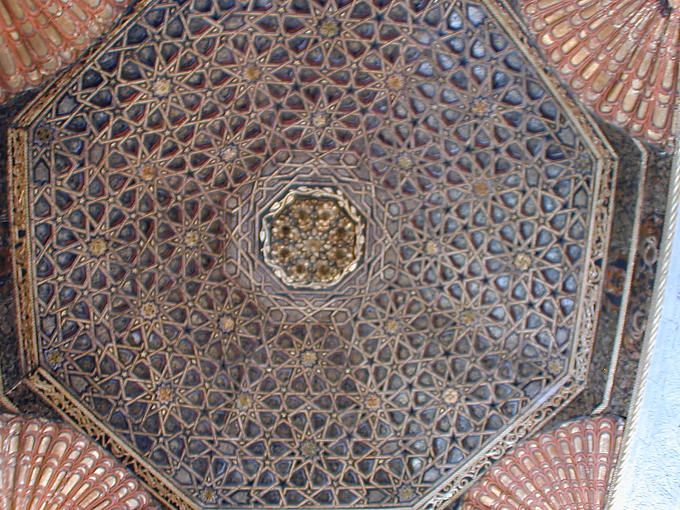 Maurischen Decke (Palast der Herzöge von Maqueda, Toledo), Villandry, Frankreich.